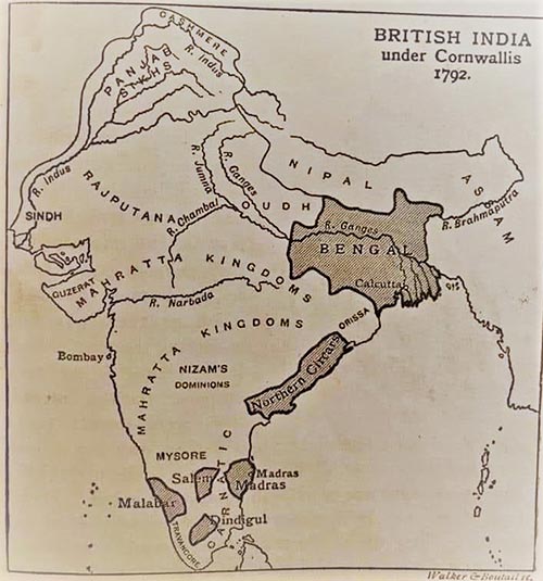 Map of Nipal 1792