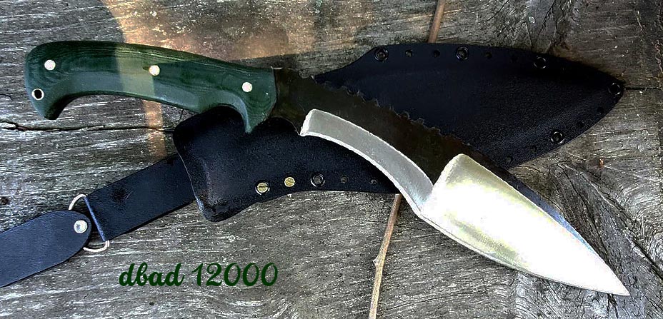 FIXED-BLADE KNIFE15" Nepalese Military Gurkha Kukri Combat Blade Machete 