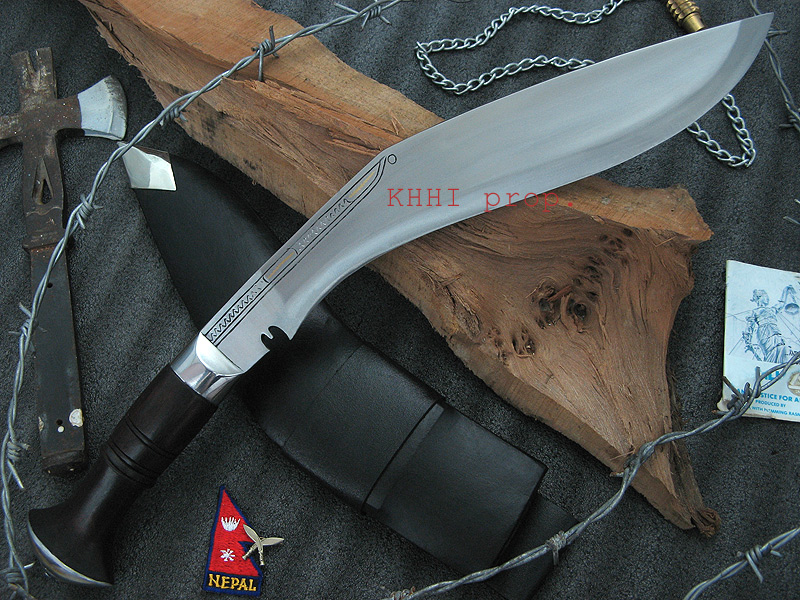 Machete NHZ Khukuri 10" Hand Forged Chainpure Farmer Kukri Rust Free Knife 