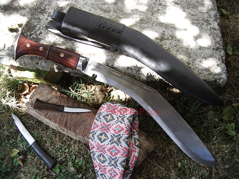 6" Black Blade Genuine Gurkha Kukri Panawal Khukuri- Handmade Kitchen knife 