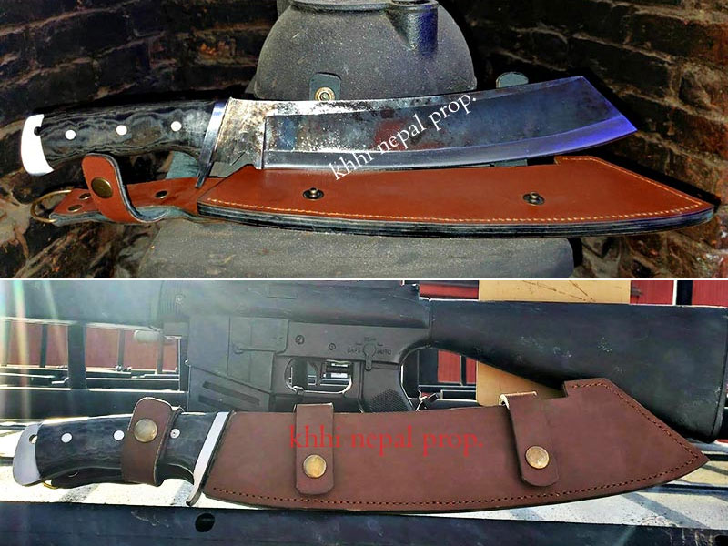 Sheath and Handle view of Rambo machete