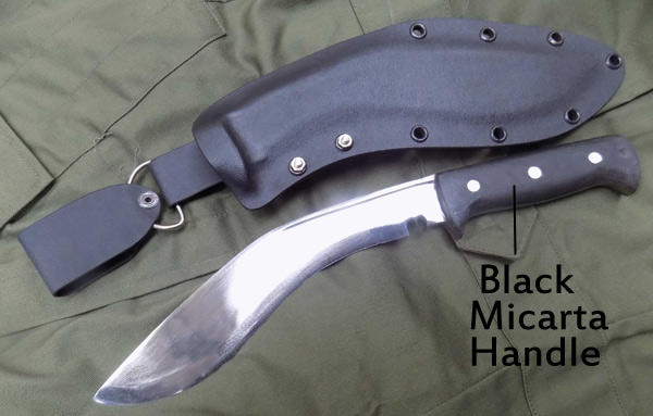 kydex sheath for kukri made by KHHI
