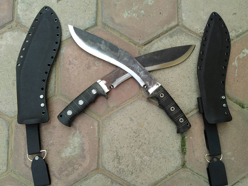 kydex sheaths for modern kukri knives