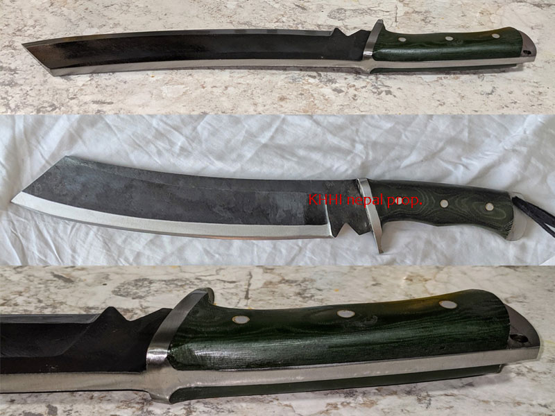 Rambo IV machete knife detailed view