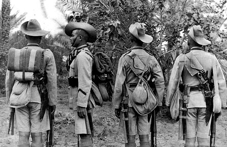 Gurkhas with GI3 in Mesopotamia 1918