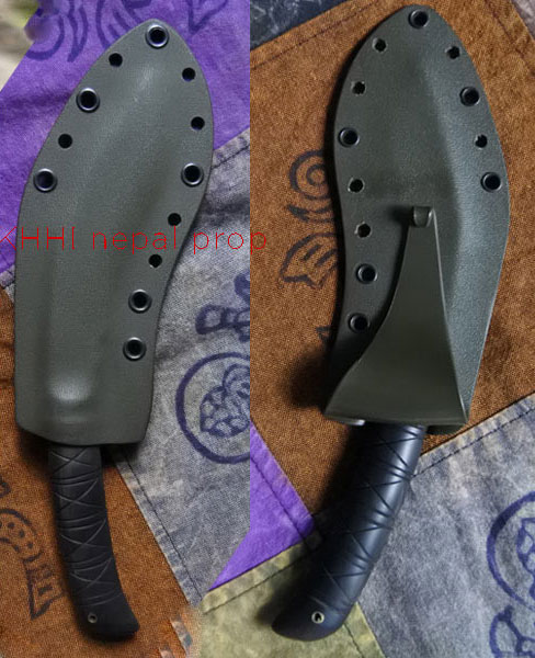 Kydex sheath with belt clipper
