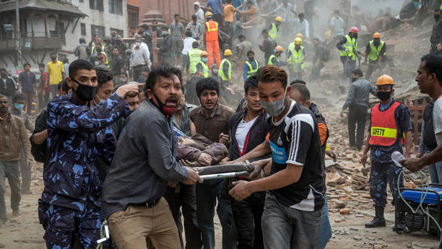 during Nepal earthquake April 2015