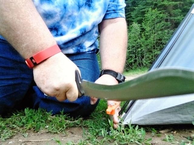 scourge kukri knife in action