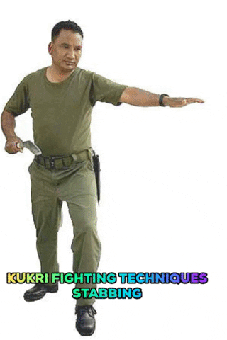 stabbing techinque with kukri