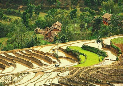 Typical Nepalese village